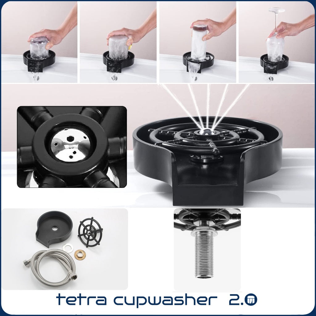 Automatic Cup Washer 2.0 | ABS | METAL - Tetrasink