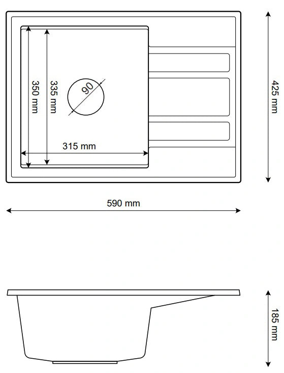 Granite Kitchen Sink WETAR