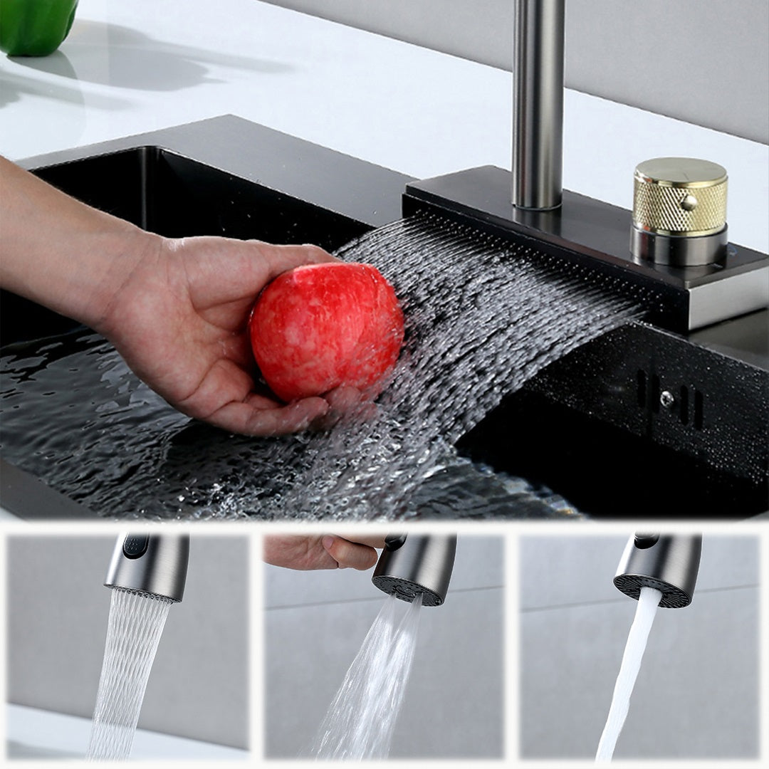 Multifunctional Waterfall Mixer Faucet tap | 1.0 - Tetrasink