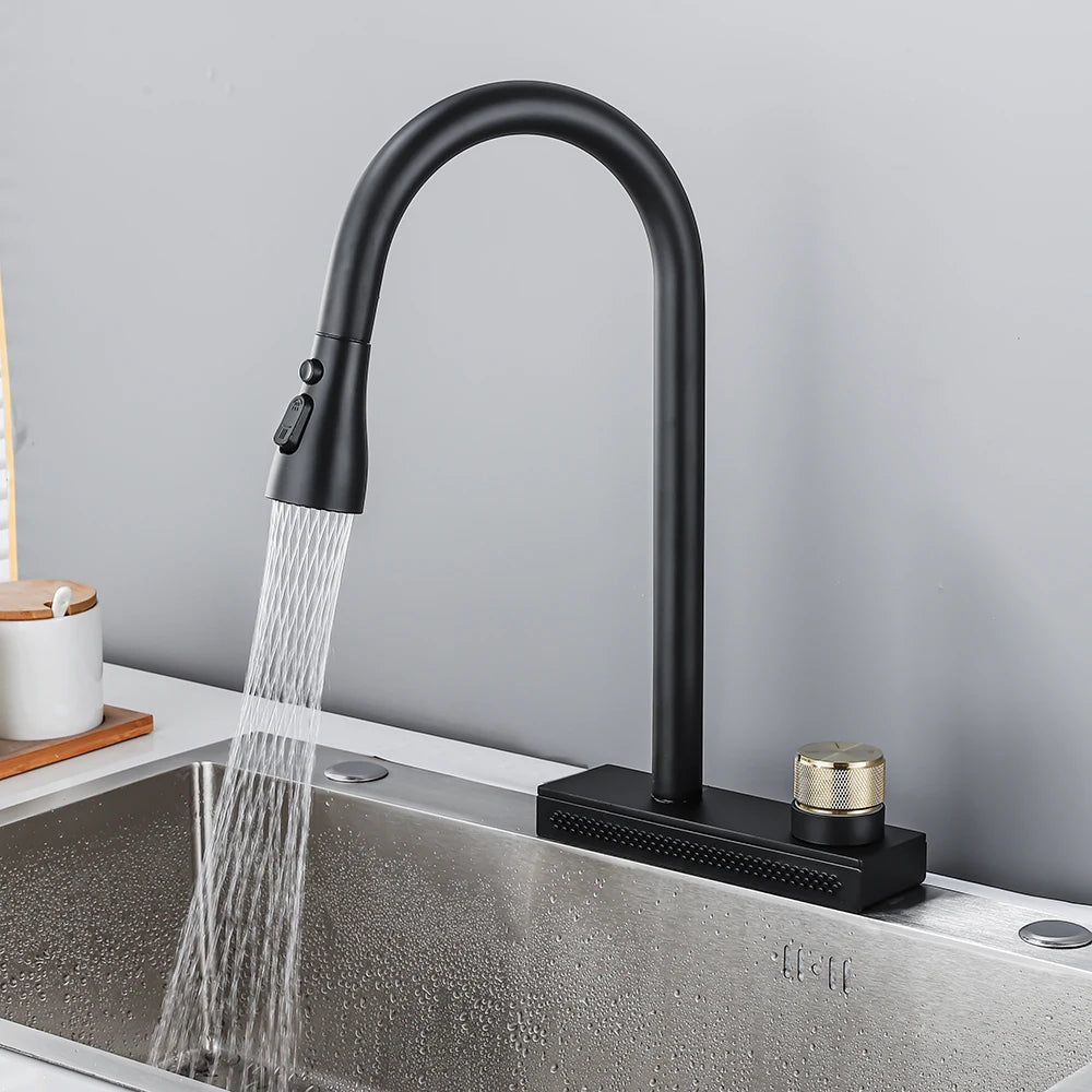 Multifunctional Waterfall Mixer Faucet tap | 1.0 - Tetrasink