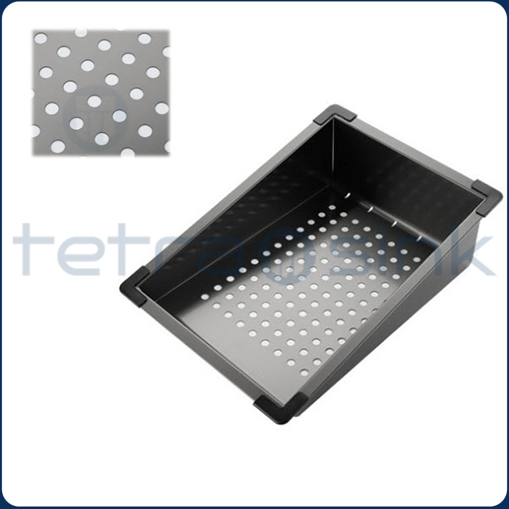 Multifunctional kitchen sink | Tetra Sink | 4KN2S30475TS | set А | Multifunctional sink for kitchen with deep trough and high-quality waterfall mixer - Tetrasink
