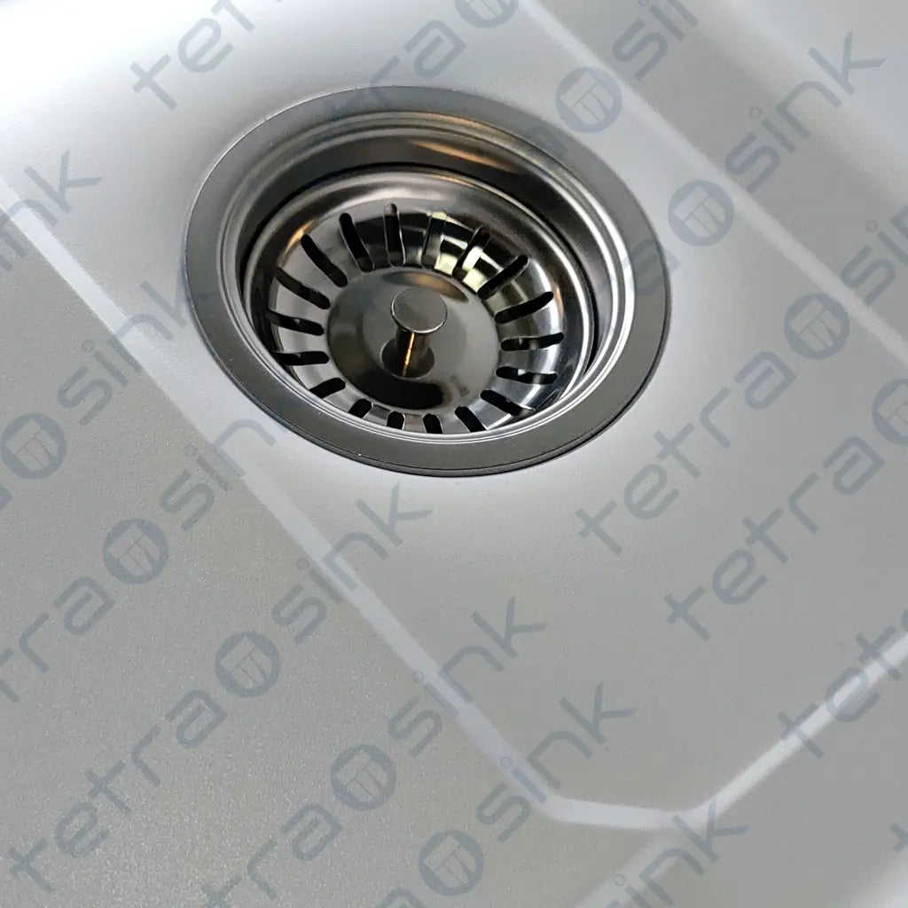 Multifunctional kitchen sink | Tetra Sink | 5BCGNS30475TS | Multifunctional sink for kitchen with deep trough and high-quality waterfall mixer - Tetrasink