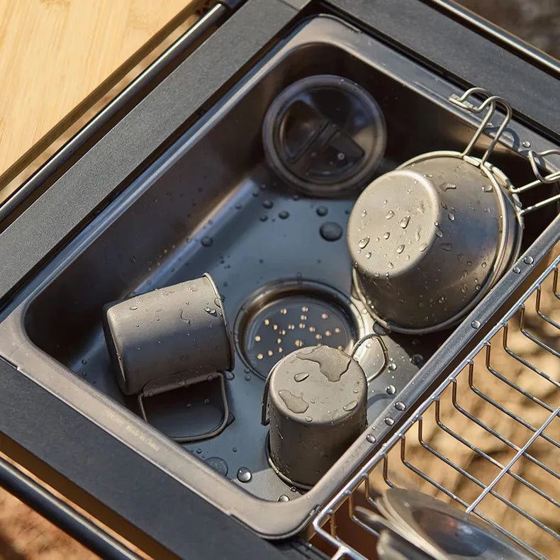 Movable stainless steel basin for | Multifunctional kitchen sink | Tetra Sink - Tetrasink